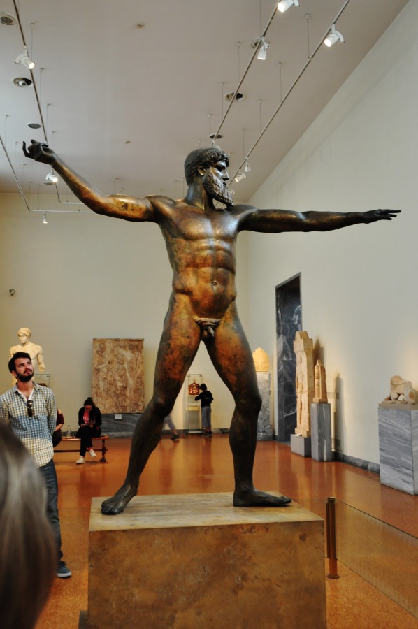 Zeus from Cape Artemision at the National Archeological Museum