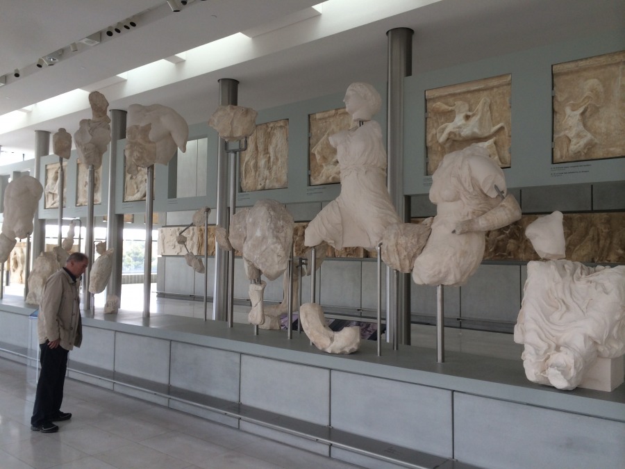 The Parthenon Gallery at the new Acropolis Museum